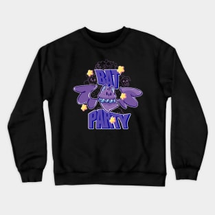 Bat Party Halloween Crewneck Sweatshirt